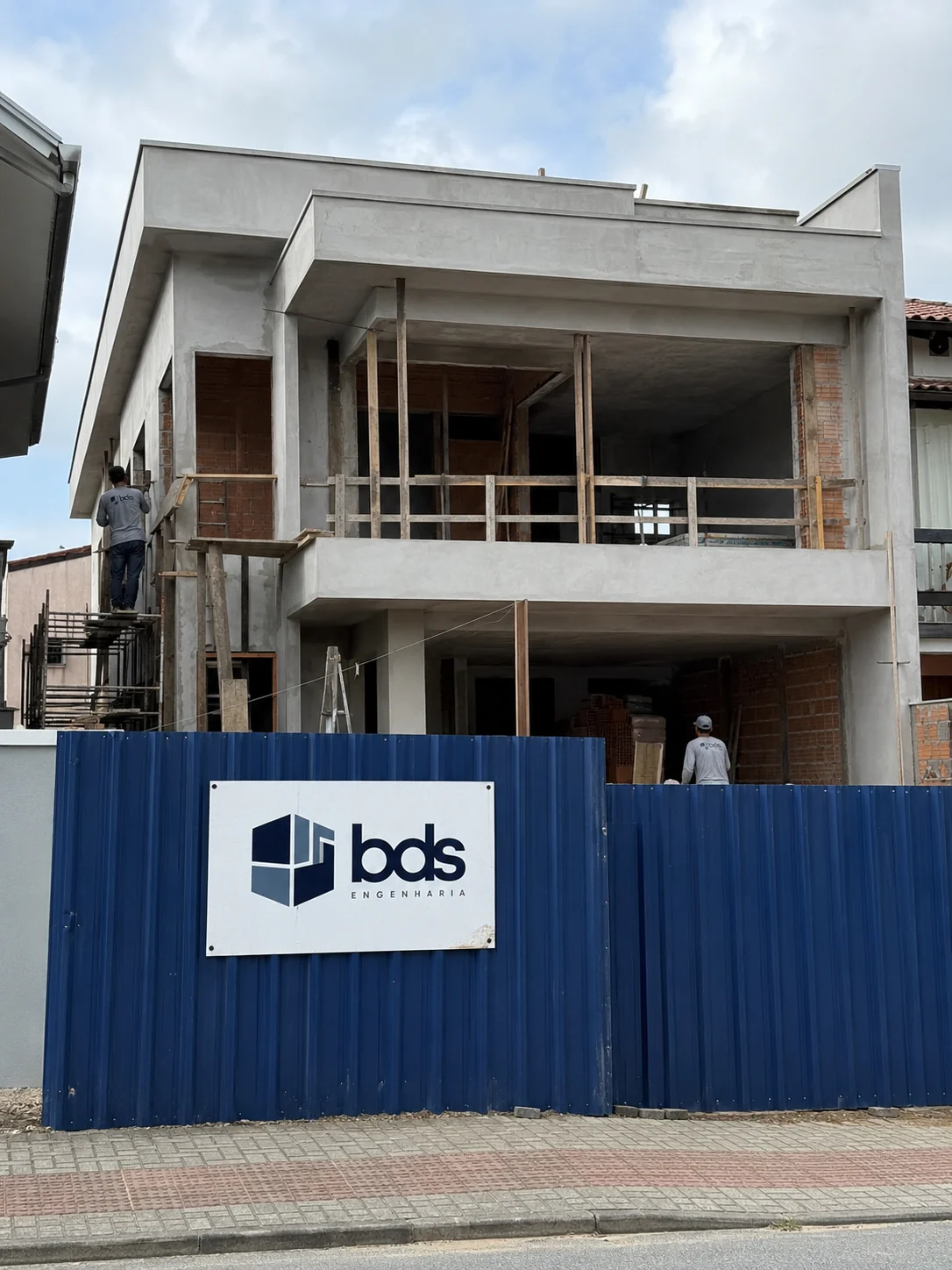 Obra residencial em Balneário Camboriú acompanhada pela BDS Engenharia, Litoral Norte SC