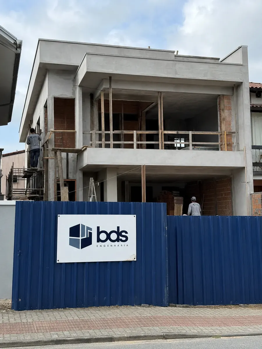 Obra residencial acompanhada pela BDS Engenharia